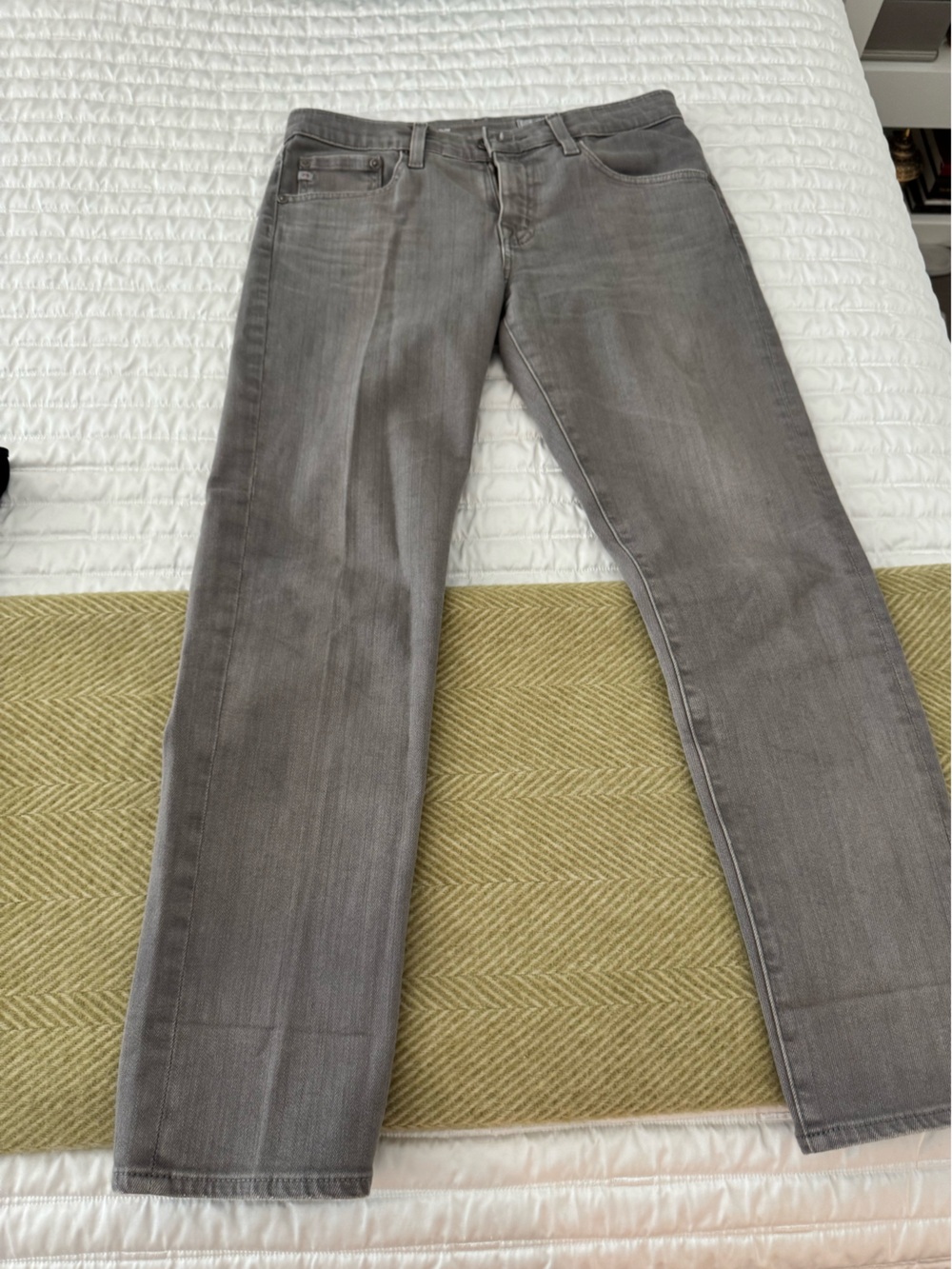 AG Adriano Goldschmied Women’s Boyfriend Jeans in Grey